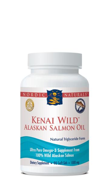 Kenai Wild Alaskan Salmon Oil from Nordic Naturals surpasses all international standards for purity